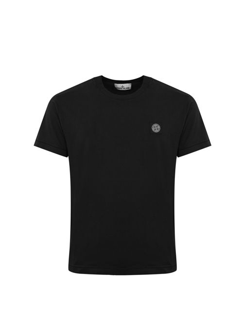 T-shirt 2100027 in cotone Black STONE ISLAND | 2100027S0013V0029